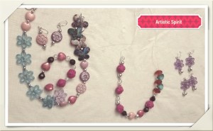 A set for baby sister, one her herself, and earrings for mom.