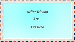Writer friends 
